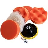 Dophee 1Set For Car Cleaning Polishing Buffering 4 High Gross Pad w Drill Adapter Tool Set by Dophee