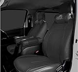 23444 ハイエース 200系 シート カバー S-GL ツートン 運転席 助手席 後部座席 セット HELIOS PVC レザー ホワイト ブラック ネックパッド別売り TUCHI