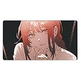 大型マウスパッド チェンソーマン マキマ ゴムパッド ゲーミングマウスパッド 大型 ワイヤレスマウスパッド パソコン用 周辺機器 洗える 40ｘ75cm