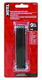 Task Tools T16500 Classic Metal Frame Hex Key Set, SAE, 9-Piece [並行輸入品]