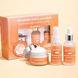 OKADY 透明質酸コラーゲン 3点スキンケアセット｜毛穴クレンジング 保湿 プレゼント対応 敏感肌にも優しい（化粧水30ml 美容液30ml パック 30g）