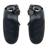 ZUYUBS PS4 コントローラー用拡張トリガー ハンドル L2 R2 拡張ボタン PS4 コントローラー用シリコングリップカバー 押しやすい 滑り止めクリップ Play Station 4 Performance Grips コントローラーグリップ PS4コントローラー用FPSトリガーストップ&グリップカバー PS4用L2/R2ボタンアタッチメント 手汗対策（ブラック）