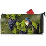 MailWraps Vineyard Bluebird Mailbox Cover 05760 [並行輸入品]