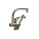 Rozin 黄銅 LEDの色の変更 洗面所 台所用 混合栓 じゃぐちクロームメッキ蛇口 シンク用