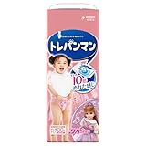 【トレーニング専用パンツ ビッグサイズ】トレパンマン 女の子 オムツ(12~22kg)30枚