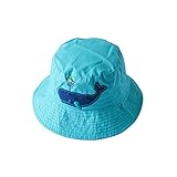 (よキーよ)Yokeeyoベビー用ハット つば広 赤ちゃんキャップ サファリハット キッズ 帽子 子供サンバイザー フィッシャーマンハット 動物 鯨 女の子 男の子 男女児 紫外線 UVカット 日よけ