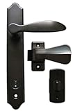 Ideal Security Inc. SK1215ORB Oil Rubbed Bronze Deluxe Storm Door Handle Set with Deadbolt by Ideal 