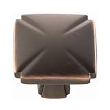 Hickory Hardware P3230-OBH 1-3/16-Inch Bridges Cabinet Knob, Oil-rubbed Bronze Highlighted by Hickor