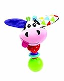 Musical Activity Rattle- Motion Activated Cow Rattle with Music- Activity Toy for Babies 0 months an