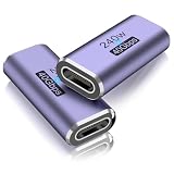 【2個】USB C メス メス 中継アダプタ 240W Type C 延長アダプタ 高速データ転送 40Gbps高速データ転送 USBタイプCアダプタ 8K@60Hz映像出力 Thunderbolt 3/4、Switch、iPad、MacBook対応