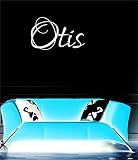 Otis女の子名前またはBoy名前部屋名前壁引用アートビニールデカールステッカー