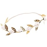 Ochine　新生児 赤ちゃん 出産祝い　ベビー キッズ ヘアバンド　新生児ヘアバンド　ガールズアバンド　赤ちゃんもオシャレに♪　ローズ＆リーフ　弾力性 7色選択 (ホワイト)