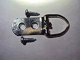 50 Extra Heavy Duty 2 Hole Wide Base D Ring Hangers By AMS with 100 Mounting Screws [並行輸入品]
