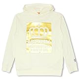 ベビードール 箔プリントセットアップ パーカー 大人 男女兼用 M オフホワイト