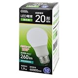 オーム(OHM)オーム電機 LED電球 E26 20形相当 昼白色 LDA2N-G AG59 06-5452