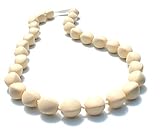 Peacemaker Jewelry Olive Bead Teething Necklace (Ivory) by Peacemaker Jewelry