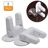 ドアレバーロック - (2パック) 子供に安全なドアレバー - 赤ちゃんに安全 ドア&ハンドル 3M粘着