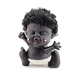 Baidecor悲しみブラック人形Money Box Piggy Bank