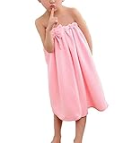 [インソミラ] InSomila 子供用 巻きタオル ラップタオル プール タオル バスタオル スイミング バスタオル キッズ 女の子 (ピンク)