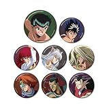 幽☆遊☆白書 描き下ろし 魔界編バトルver. トレーディング缶バッジ 8個入りBOX