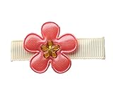 Baby Deer Clips　ヘアクリップ for ベビー キッズ おはな（アプリコット）