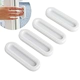 Bartram 引き戸開閉補助 取手 プルハンドル 楽ちん引手 I型 凹型プルハンドル ドアハンドル 引き出し 4個