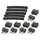 トップレーシング 2Pコネクター (オス5pcs.メス5pcs.)[GY] [イーグル模型][#2709LP-GY05SET]