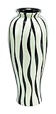 Aspire 48850 Modern Zebra Print Floral Vase