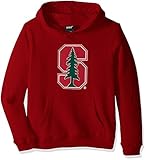 NCAA Stanford Cardinal PrimaryロゴRP FLCパーカー、Small ( 8 )、ビクトリーレッド