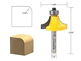 Yonico 13165q Round Over Edging Router Bit with 7/16 Radius 1/4 Shank by Yonico