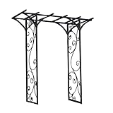 Garden Arbor w Vines Black