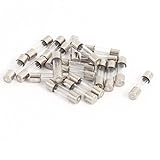 uxcell　20個入り 250V 12A F12AL クイックブロー　ガラス管　ヒューズ5 x 20mm