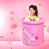 家庭の照明- 折りたたみプラスチック製の浴槽インフレータブル厚いバスタブ ( サイズ さいず : 65*70cm )