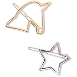 ザ・チルドレンズプレイス THE CHILDREN'S PLACE/ ガールユニコーン&スターヘアークリップ2パック マルチカラー 小物ジュエリー・ヘアーアクセサリー One Size【並行輸入】