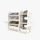 IFAM デザイン 3段 本棚 + デザイン整理箱、感性デザイン、簡単な組み立て、安全で信頼できる製品(海外直送品)