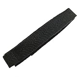 アクリル 綾テープ薄手 0.6mm厚 約9mm巾 31.黒 3m（7600-9mm） 持ち手テープ アクリルテープ 手芸用品 手芸 ハンドメイド 裁縫 素材 材料