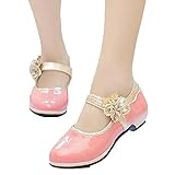 [FERE8890] 児童 子供用 女の子 フォーマル靴 プリンセス風 ストラップ パンプス フラット シューズ カジュアル リゾートスリッポン ボードシューズ 靴 新様式 春秋 ベルクロ フラワー飾