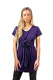 sofsy Soft-Touch Rayon Blend Tie Front Nursing & Maternity Top for Pre & Post Pregnancy Easy Access 