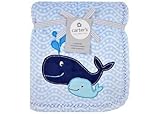 Carters Blue Whale Valboa Blanket by Triboro