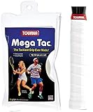 TOURNA Surgrip Mega TAC Grip (10 rouleaux), Blanc