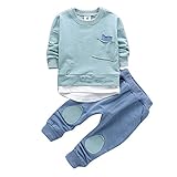 子供服 上下セット パーカー 長袖 パジャマ キッズ 男の子 女の子 80-110 ベビ服 子供ルームウェア 長袖 tシャツ 無地 hibote グリーン 100