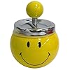 ◎SMILEY◎スマイル陶器回転灰皿YE（ニコちゃんマーク）