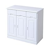 JKプラン キッチン収納カウンター3列 ホワイト ZFC-0060-WH