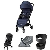 【セット買い】baby jogger(ベビージョガー) コンパクトベビーカー city tour (シティツアー) コバルト BL+純正純正アクセサリー3点(ウェザーシールド/フロントガード/ドリンク