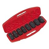 Sealeyインパクトソケットセットディープ3 / 4 " Sqドライブメトリック