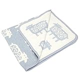 [ クリッパン ] シュニール ブランケット シープ 90×70cm 毛布 保温 インテリア シープブルー 2544.01 KLIPPAN [並行輸入品]
