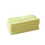 山善(YAMAZEN) マイクロファイバークロス 20枚入り イエロー YSC-Y1000