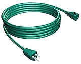 Stanley 33203 Grounded Outdoor Extension Power Cord, 20-Feet, Green [並行輸入品]