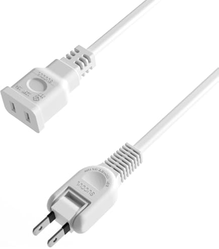 Amazon.co.jp: uxcell 電源延長ケーブル 2ピン 1.5 M長さ オス/メス
