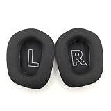For ロジクール G733 G335 イヤーパッド 交換用 ヘッドホンパッド イヤークッション ロジクール G733 用 ヘッドフォン パッド ロジクール G335 用 交換用イヤーパッド イヤホン パッド イヤーパッド カバー 1組入 (ブラック)